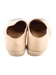 Chanel Interlocking CC Logo Lambskin Espadrilles