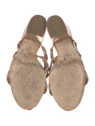 Chanel Interlocking CC Logo Leather Mules