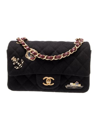 Chanel Mini Charming Navy Flap Bag