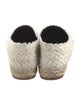 Chanel Interlocking CC Logo Tweed Espadrilles