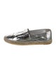 Chanel Interlocking CC Logo Goat Leather Espadrilles