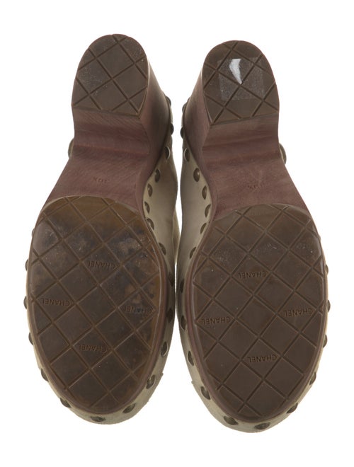 Chanel 2010 Interlocking CC Logo Mules