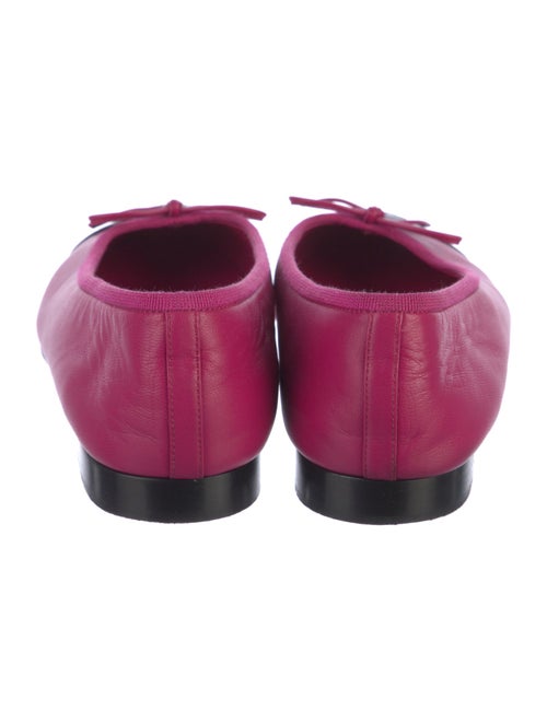 Chanel Interlocking CC Logo Goat Leather Ballet Flats