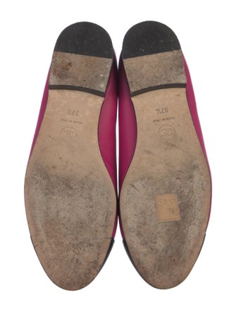 Chanel Interlocking CC Logo Goat Leather Ballet Flats
