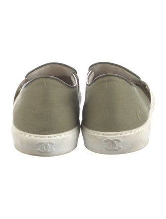Chanel Canvas Printed Sneakers