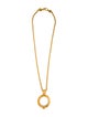 Chanel Vintage Magnifying Glass Pendant Necklace