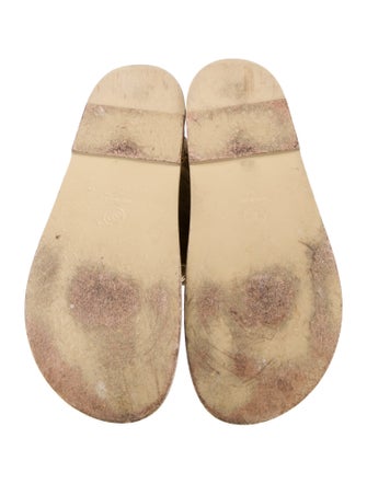 Chanel Interlocking CC Logo Suede Espadrilles