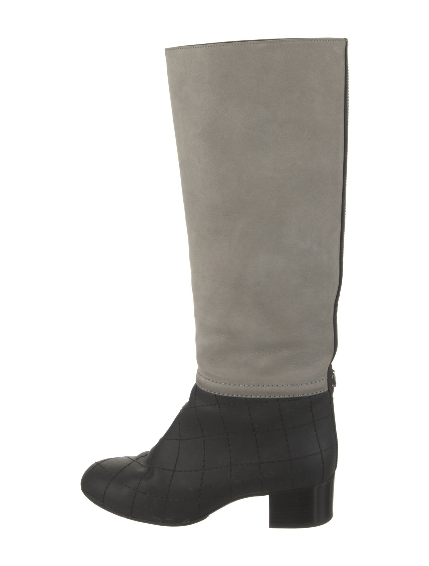Chanel 2013 Interlocking CC Logo Riding Boots