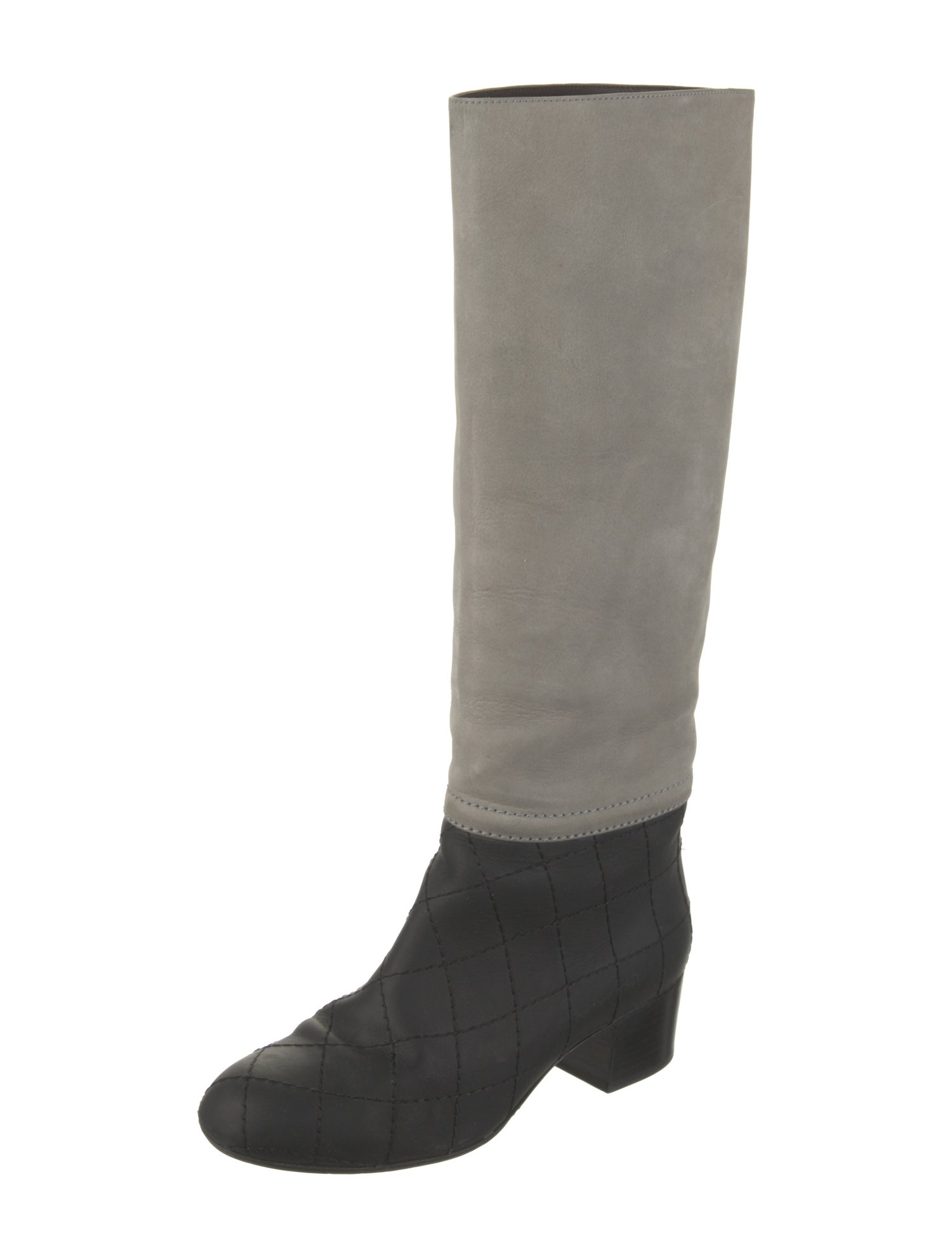 Chanel 2013 Interlocking CC Logo Riding Boots