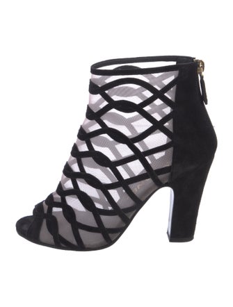 Chanel Mesh Boots