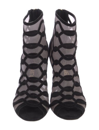 Chanel Mesh Boots