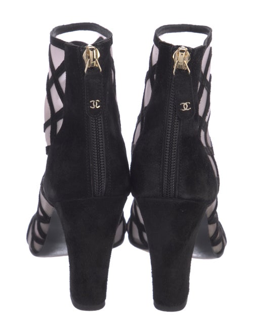 Chanel Mesh Boots