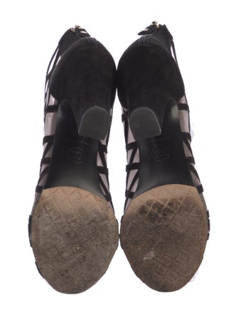 Chanel Mesh Boots