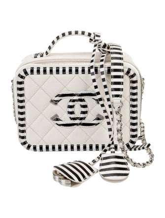 Chanel Small Filigree Vanity Case