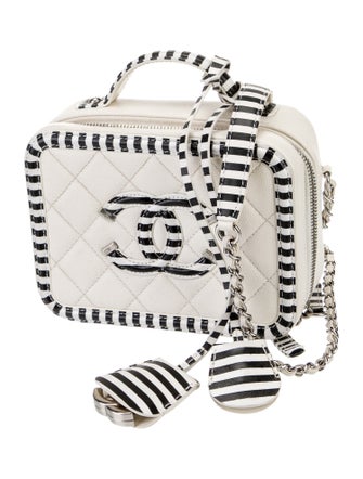 Chanel Small Filigree Vanity Case