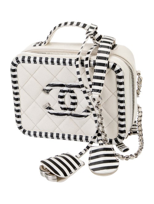 Chanel Small Filigree Vanity Case