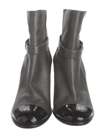 Chanel 2022 Interlocking CC Logo Boots