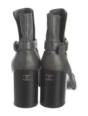 Chanel 2022 Interlocking CC Logo Boots