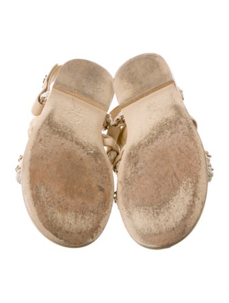 Chanel 2022 Interlocking CC Logo Gladiator Sandals