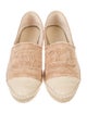 Chanel Interlocking CC Logo Canvas Espadrilles