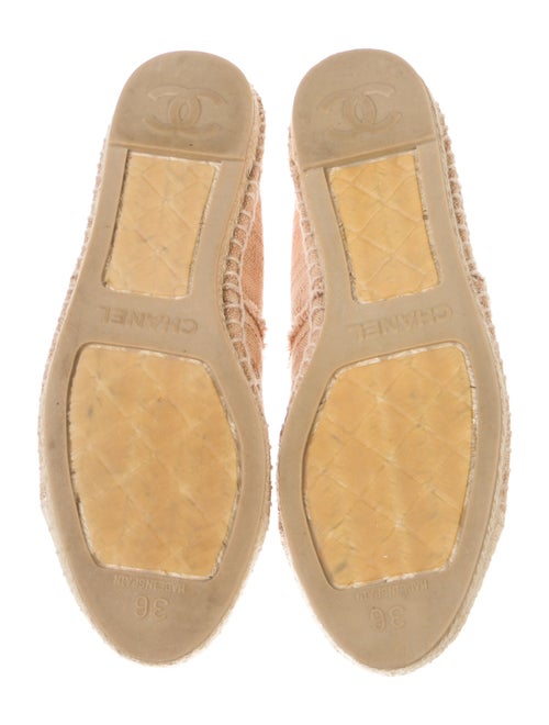 Chanel Interlocking CC Logo Canvas Espadrilles