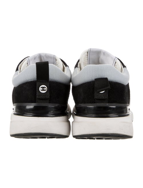 Chanel Interlocking CC Logo Suede Sneakers