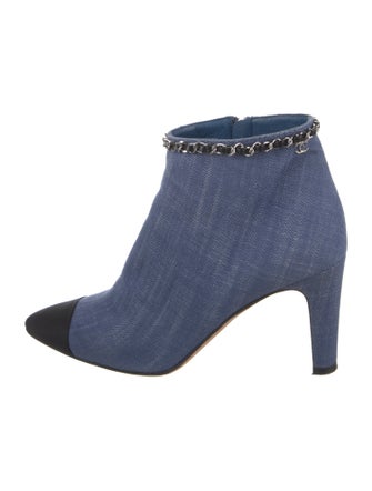 Chanel 2020 Interlocking CC Logo Boots