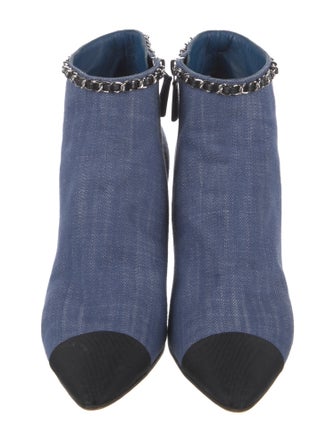 Chanel 2020 Interlocking CC Logo Boots