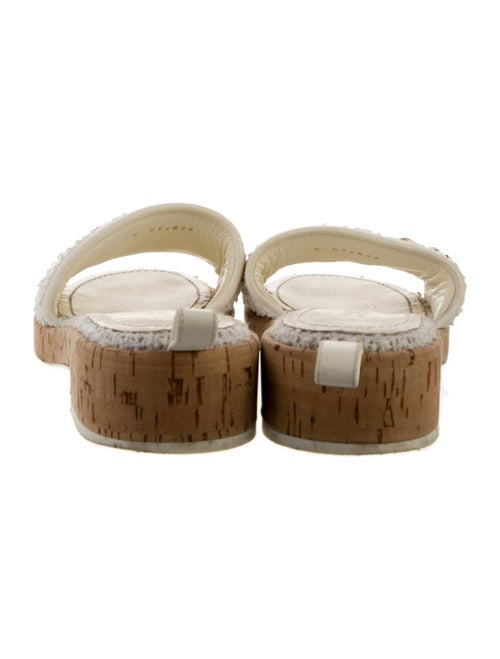 Chanel 2021 Chain-Link Accent Slides