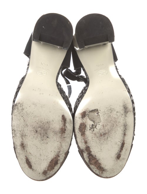 Chanel 2016 Interlocking CC Logo T-Strap Pumps