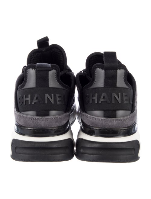 Chanel Interlocking CC Logo Suede Chunky Sneakers