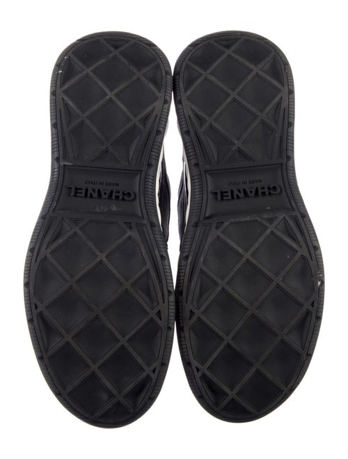 Chanel Interlocking CC Logo Suede Chunky Sneakers