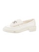Chanel Interlocking CC Logo Lambskin Loafers