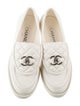 Chanel Interlocking CC Logo Lambskin Loafers