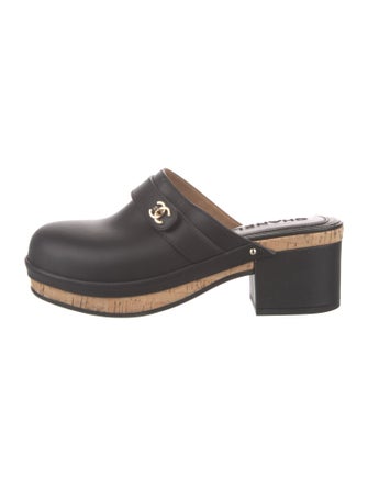Chanel 2021 Interlocking CC Logo Mules