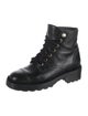 Chanel 2021 Interlocking CC Logo Combat Boots