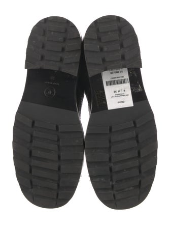 Chanel 2021 Interlocking CC Logo Combat Boots