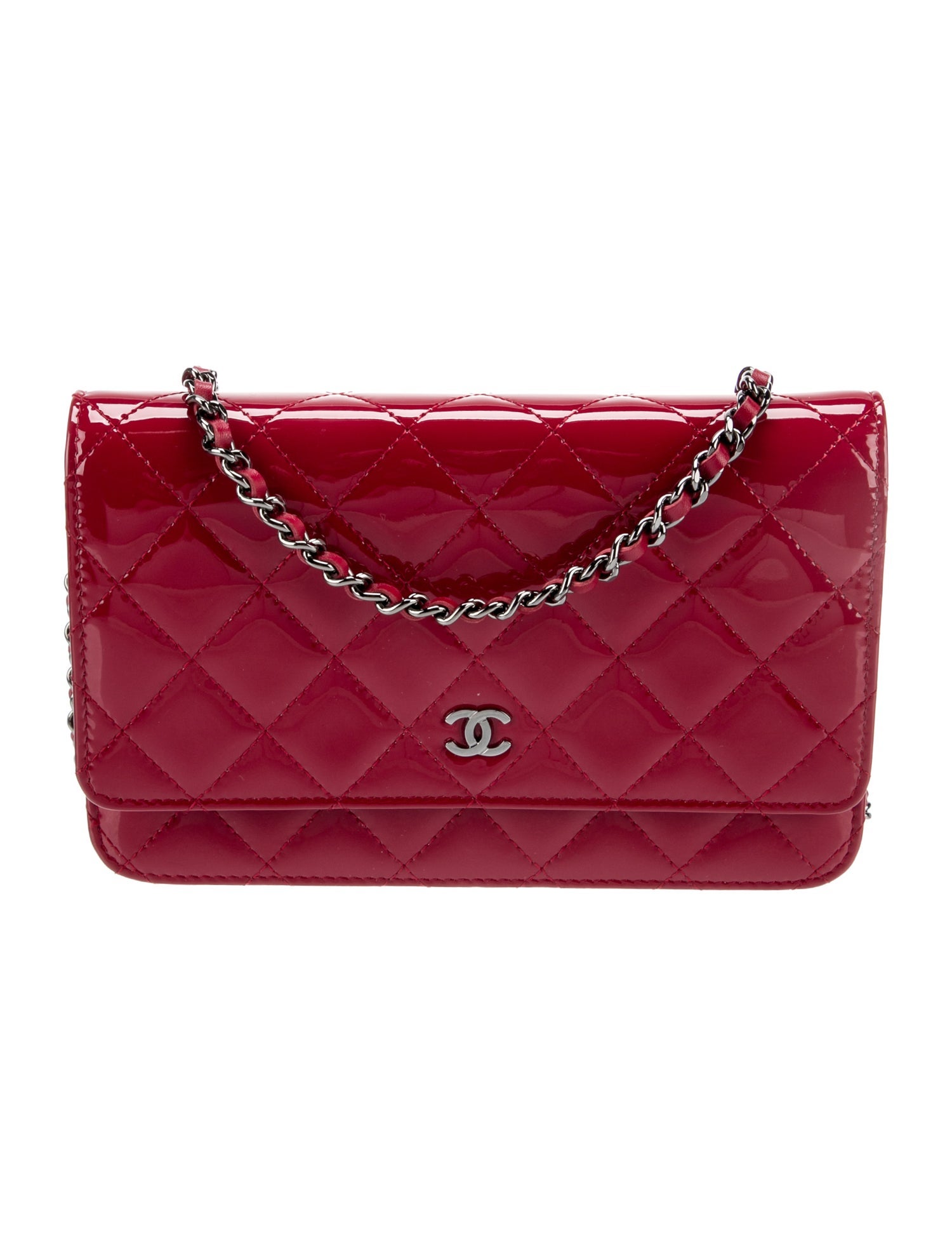 Chanel Classic Patent Wallet On Chain