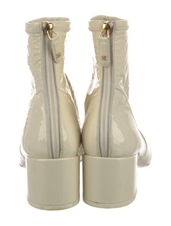 Chanel 2022 Interlocking CC Logo Boots