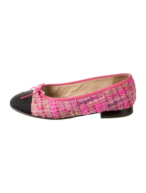 Chanel 2020 Interlocking CC Logo Ballet Flats