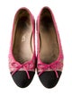 Chanel 2020 Interlocking CC Logo Ballet Flats