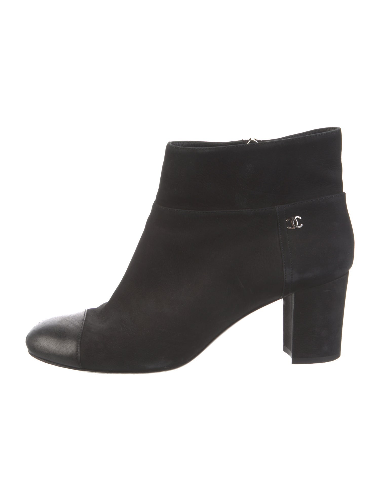 Chanel 2014 Interlocking CC Logo Boots