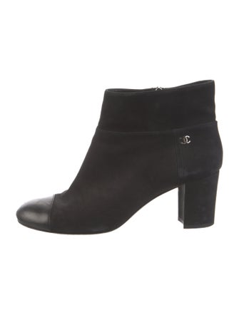 Chanel 2014 Interlocking CC Logo Boots