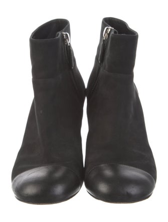 Chanel 2014 Interlocking CC Logo Boots