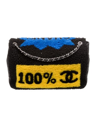 Chanel No. 5 Comic Shearling Flap Bag