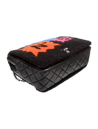 Chanel No. 5 Comic Shearling Flap Bag