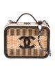 Chanel Medium Rattan Wicker Filigree Vanity Case