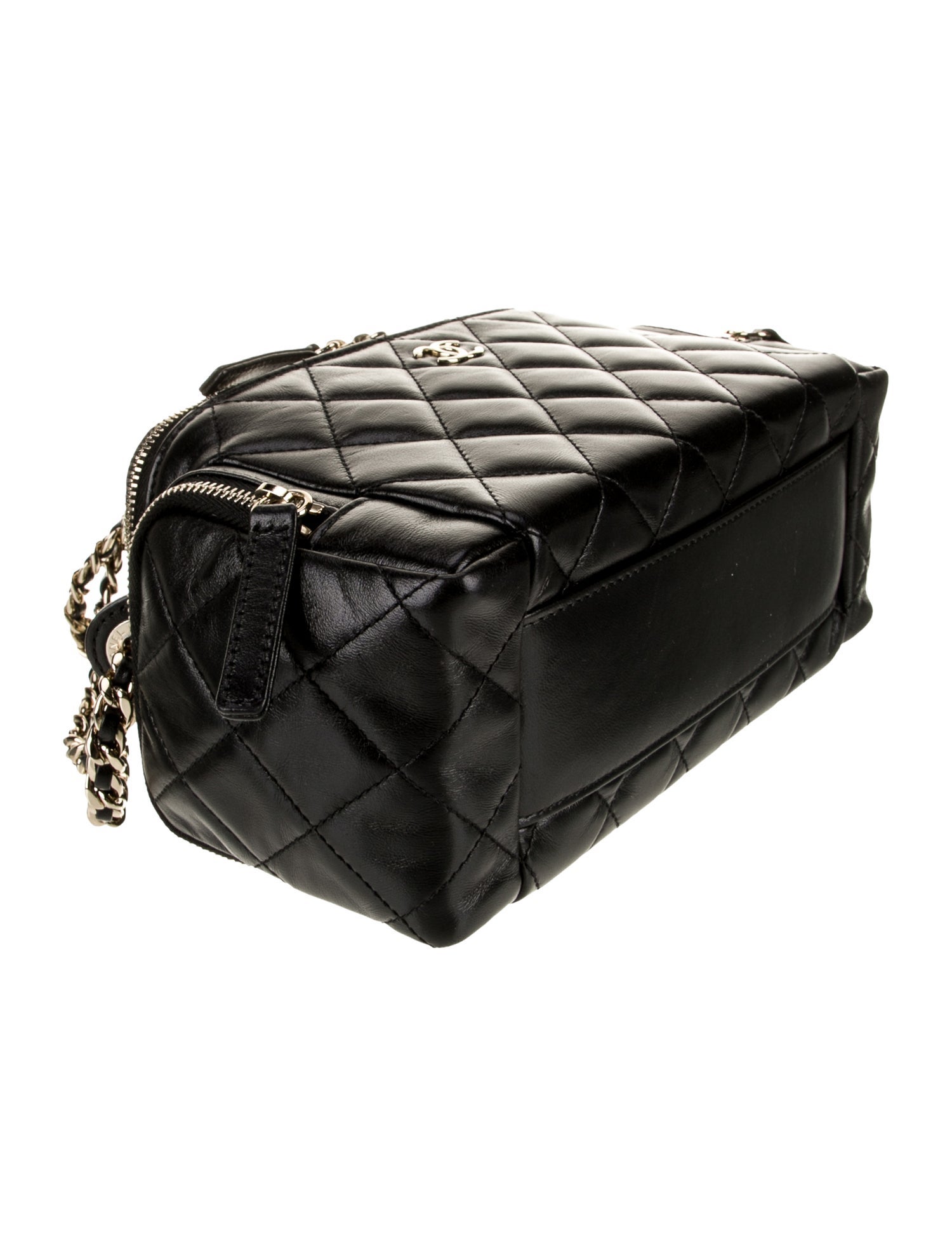 Chanel 2024 Multi-Pocket Vanity Case - Black Shoulder Bags
