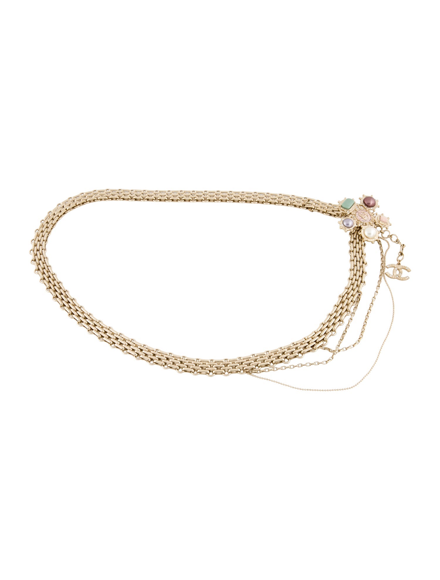 Chanel 2008 Interlocking CC Logo Waist Belt