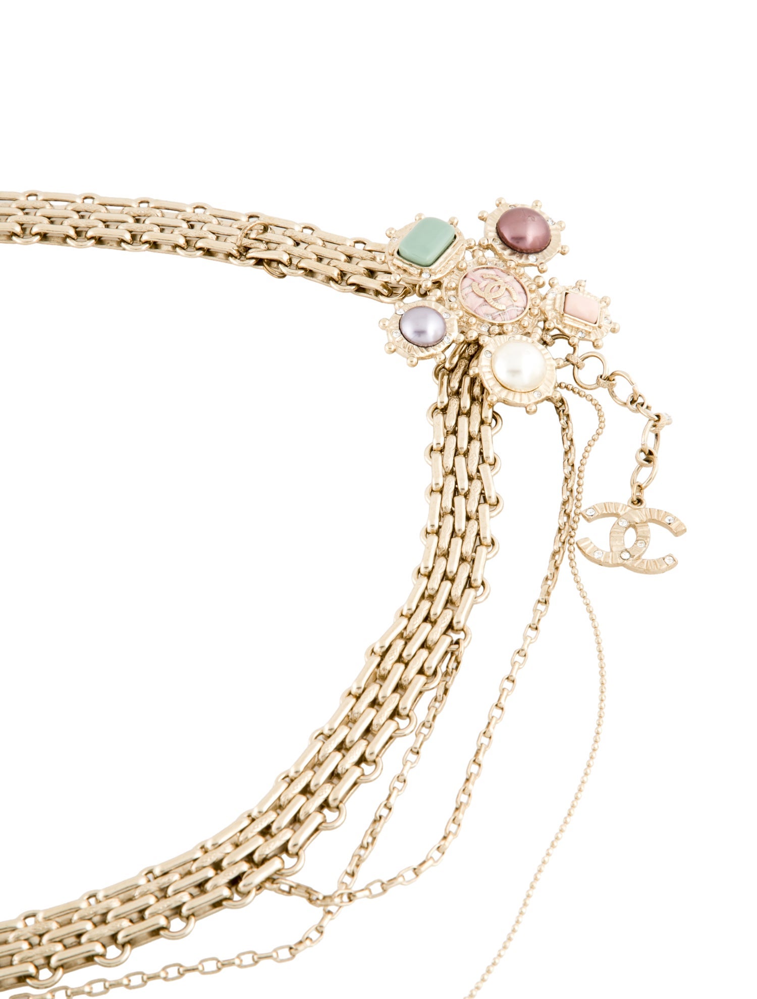 Chanel 2008 Interlocking CC Logo Waist Belt